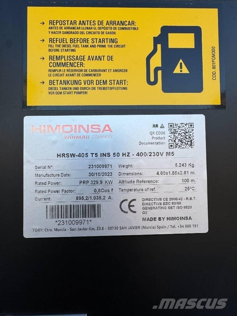 Himoinsa 405 Kva Générateurs diesel