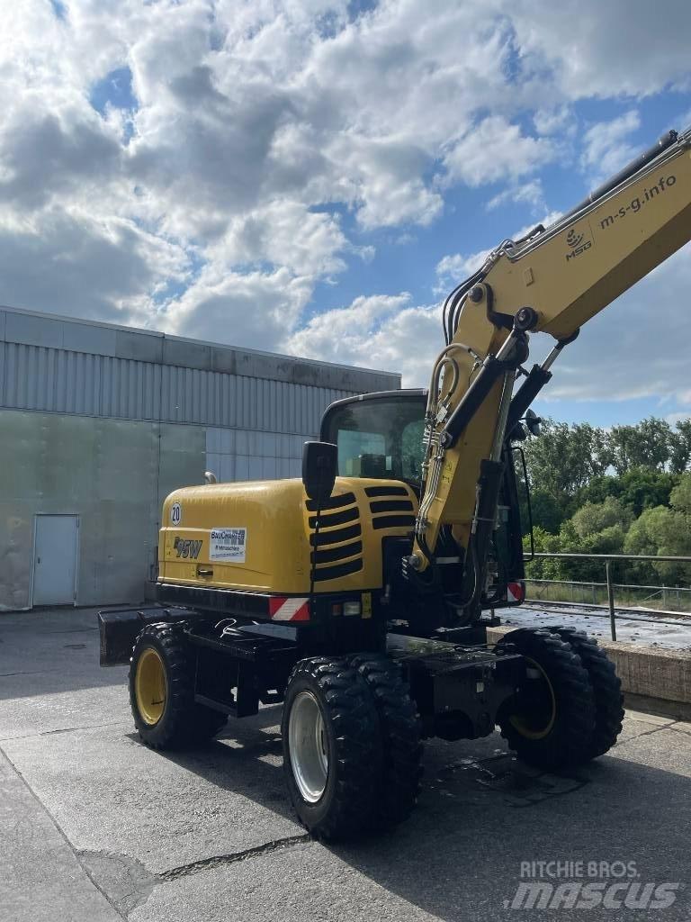 Yanmar B 95 W Pelle sur pneus
