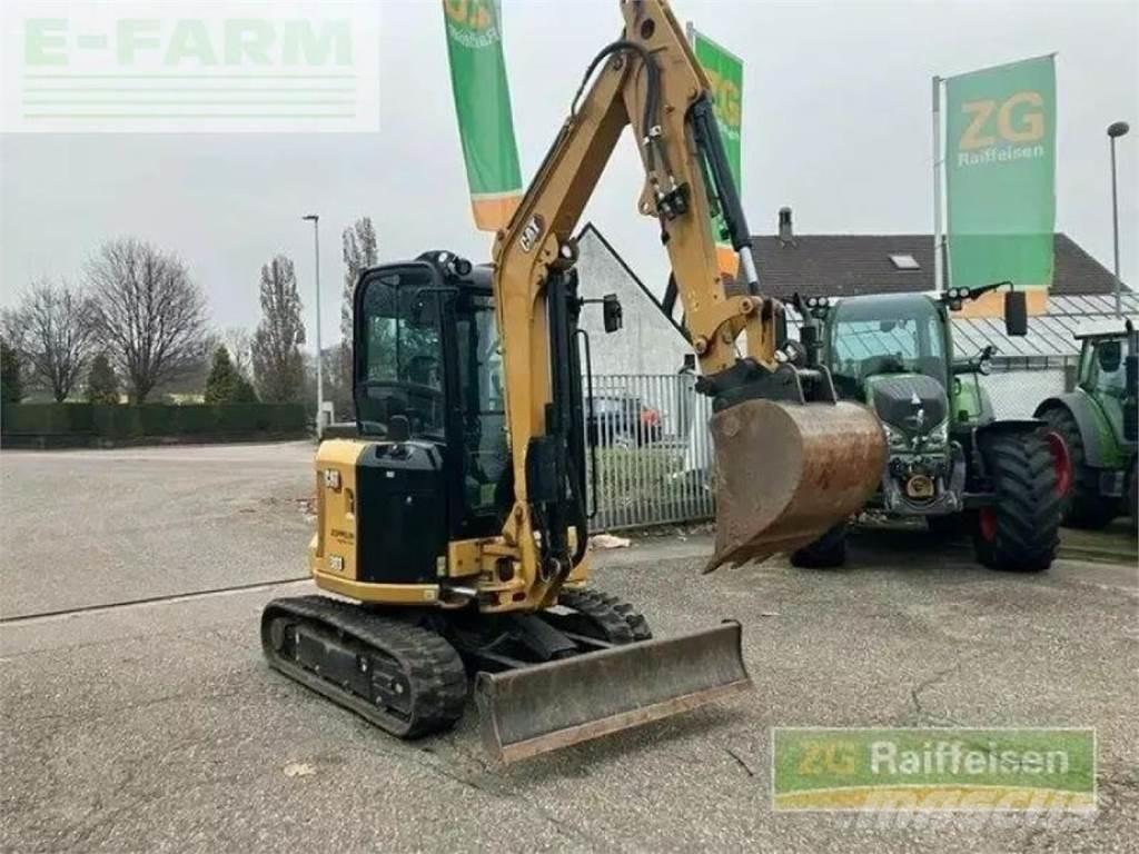 CAT 303 minibagger Pelle sur pneus