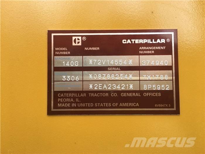 CAT 140 G Niveleuse