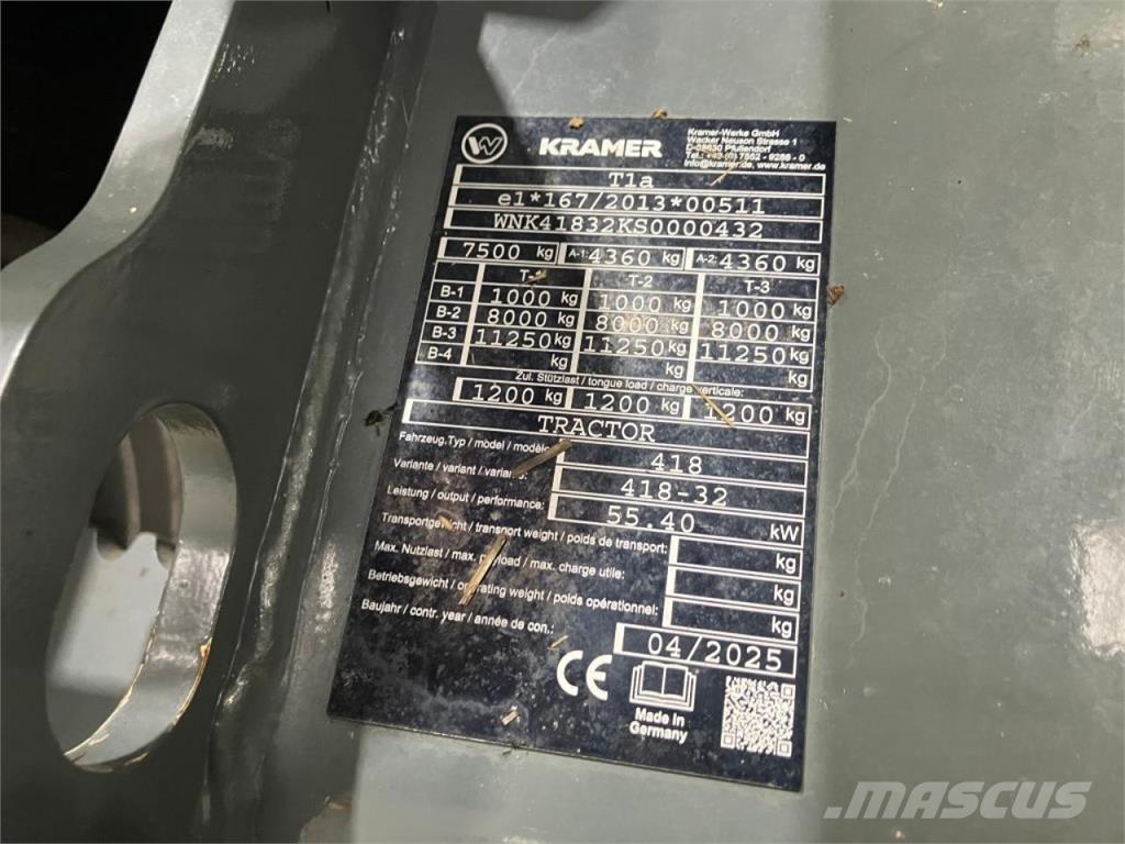 Kramer KT276 Télescopique agricole