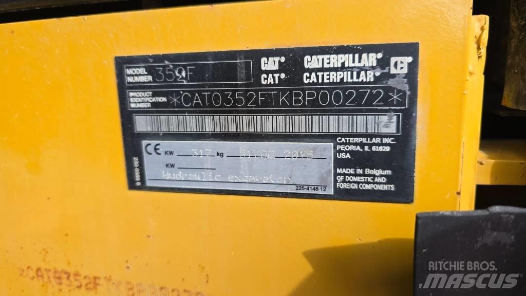 CAT 352 F Pelle sur chenilles