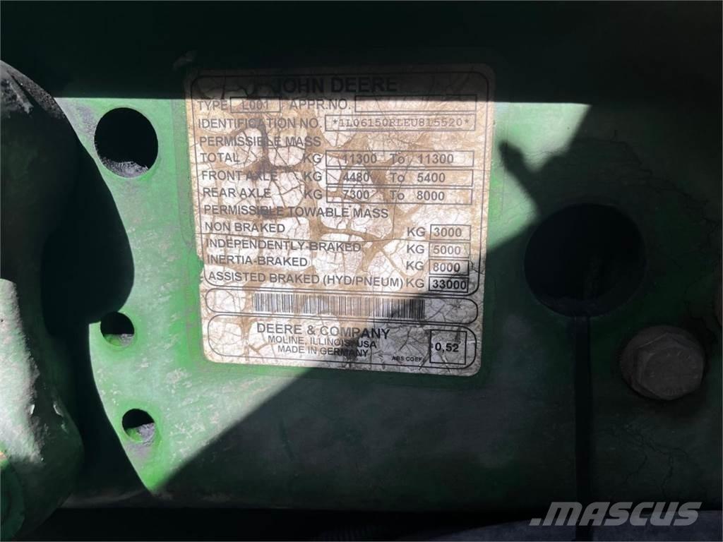 John Deere 6155R Tracteur
