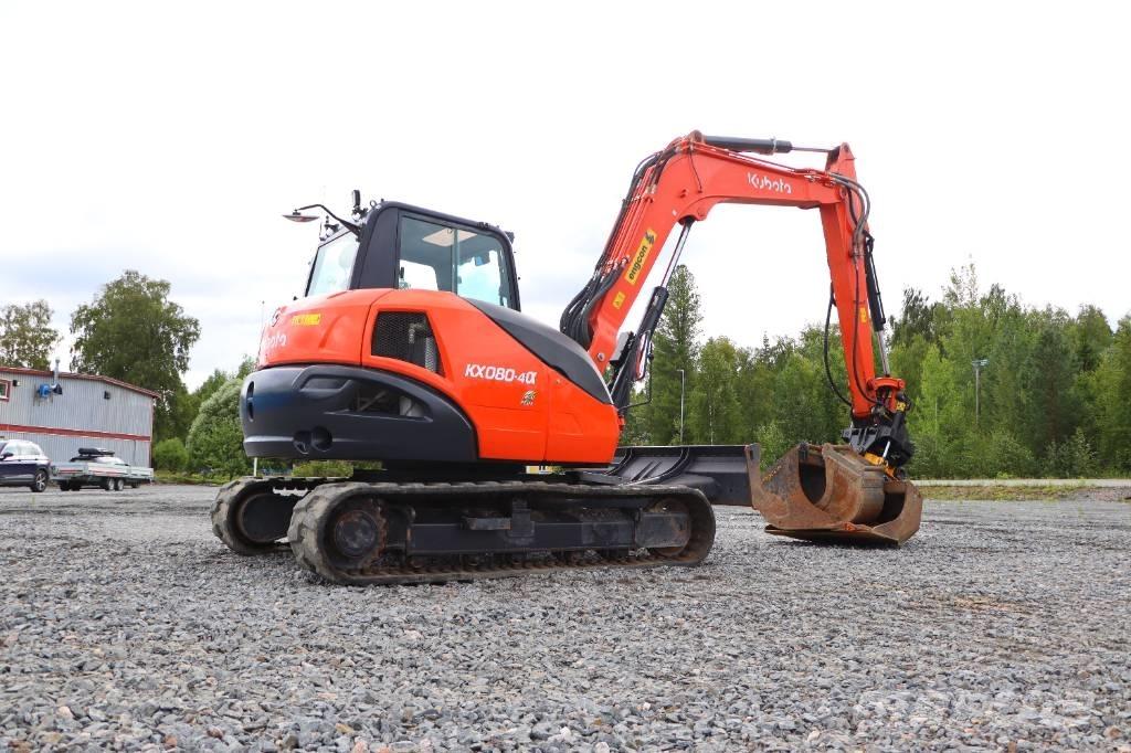 Kubota KX080-4a Mini pelle 7t-12t