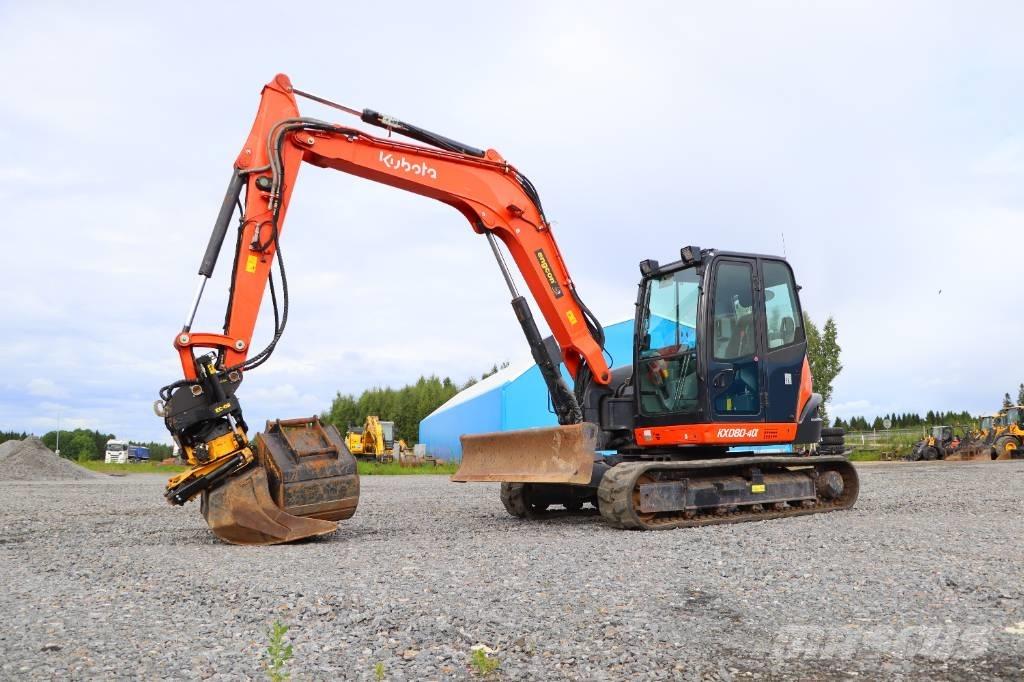 Kubota KX080-4a Mini pelle 7t-12t