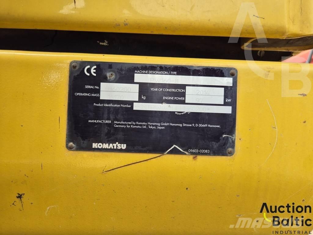 Komatsu PW160 Pelle sur pneus