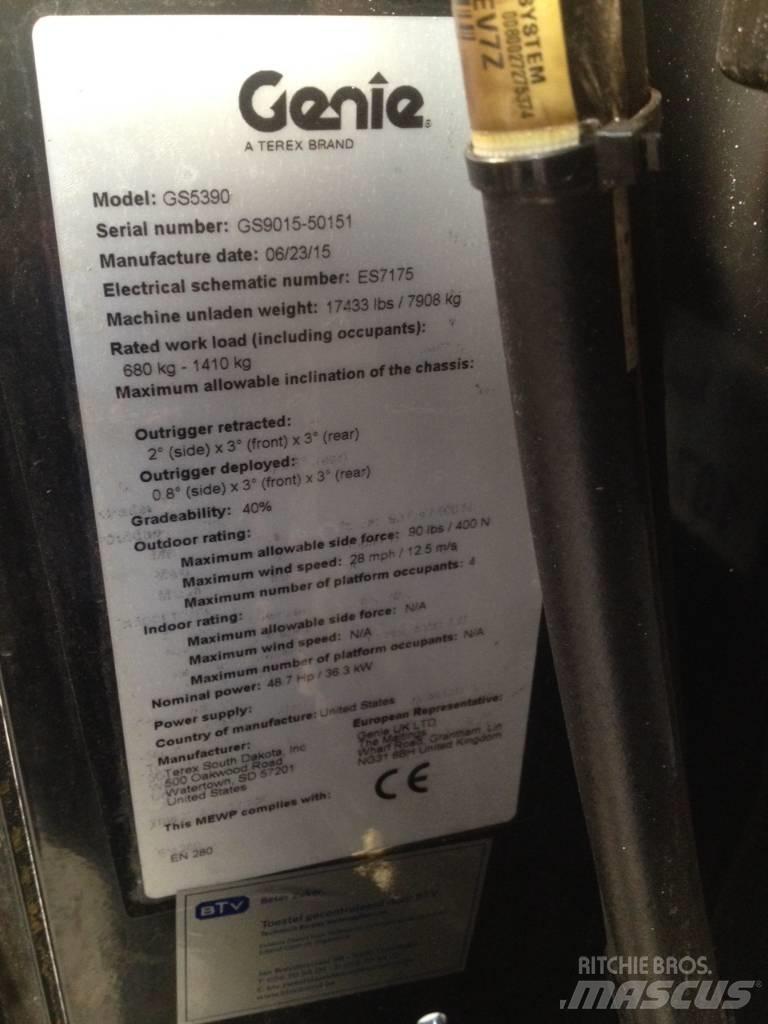 Genie GS 5390 Nacelle ciseaux