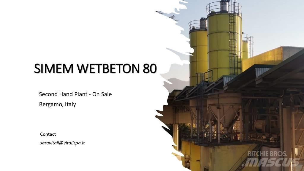  SIMEM WETBETON 80 Centrale à béton