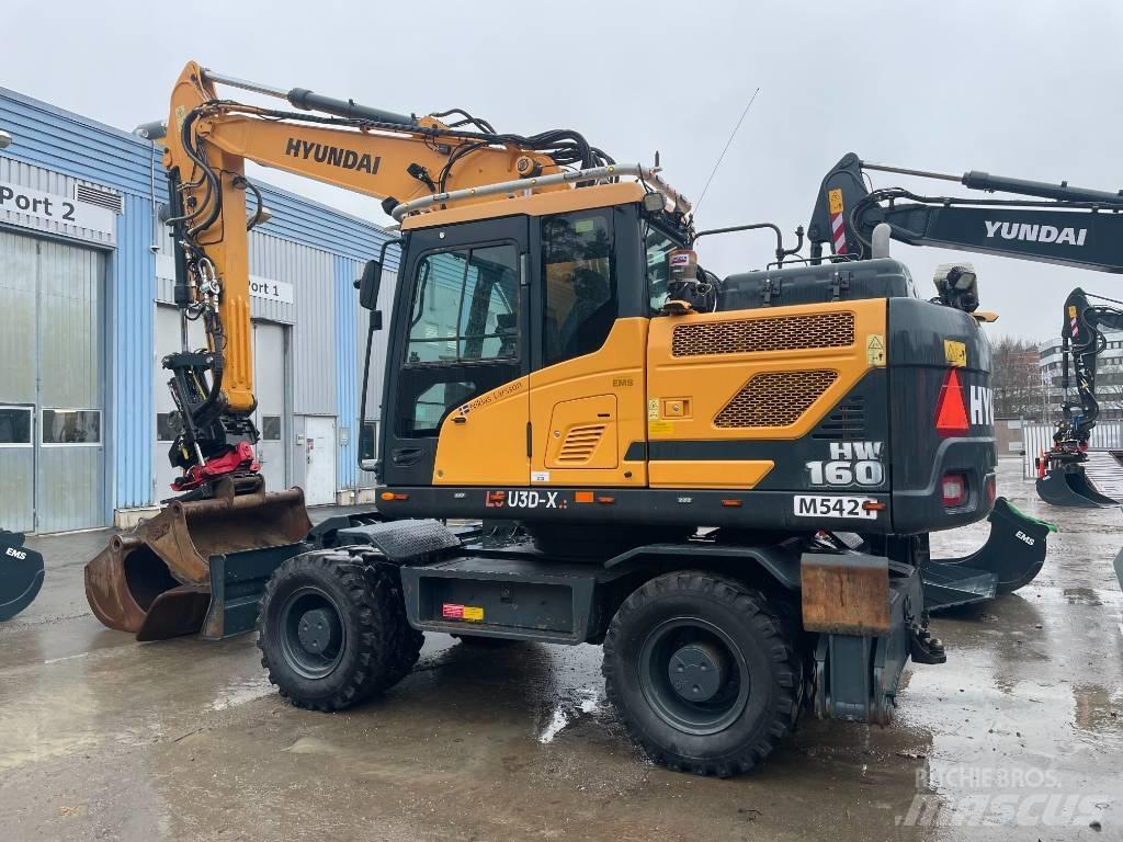 Hyundai HW160 Pelle sur pneus