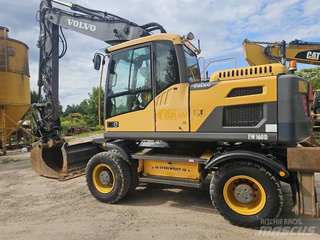 Volvo EW 160 D Pelle sur pneus