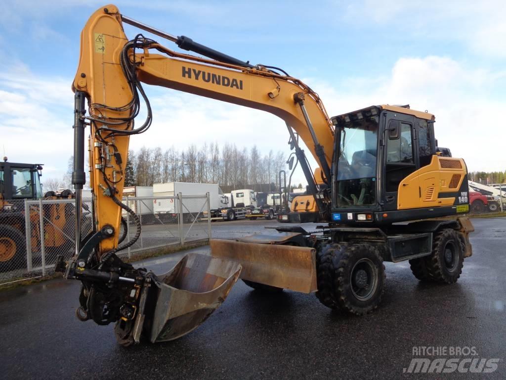 Hyundai HW 140 Pelle sur pneus