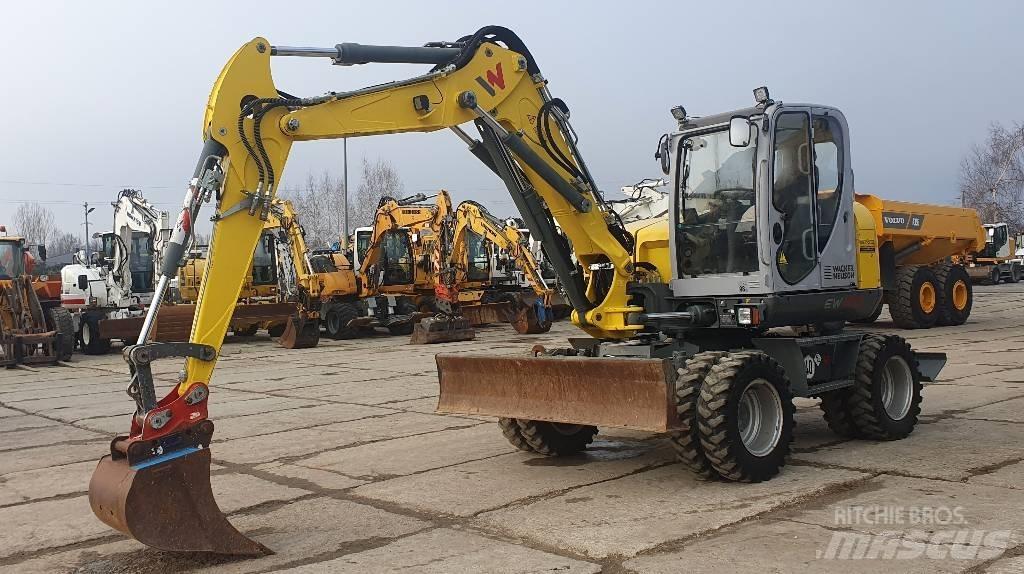 Wacker EW100 Pelle sur pneus