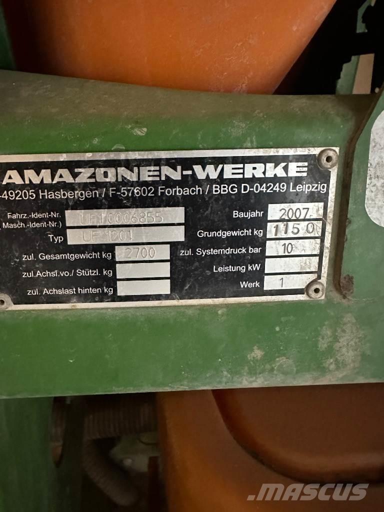 Amazone UF1201 Pulvérisateurs portés