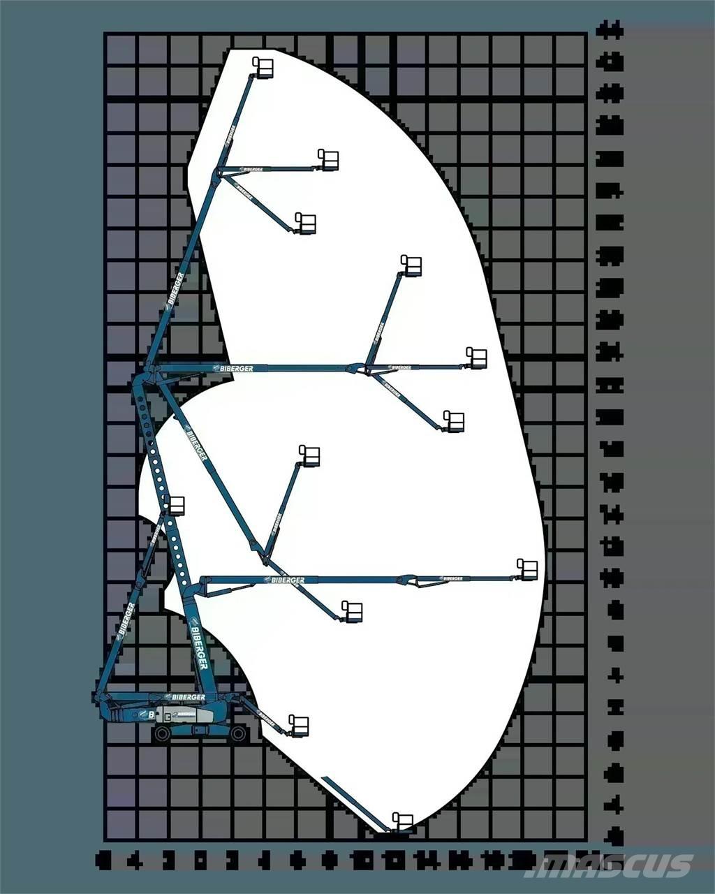 Genie ZX 135 Nacelles articulées