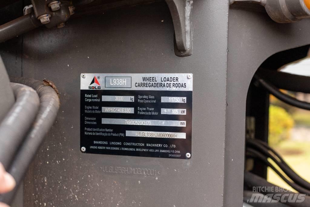 SDLG 938H Chargeuse sur pneus