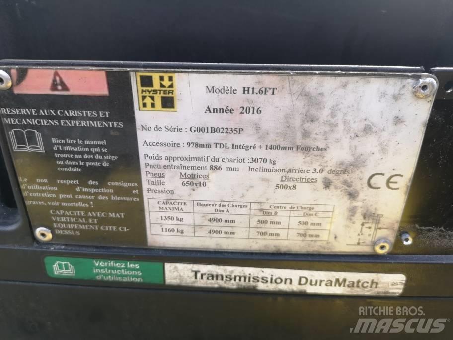 Hyster H 1.6 FT Chariots GPL