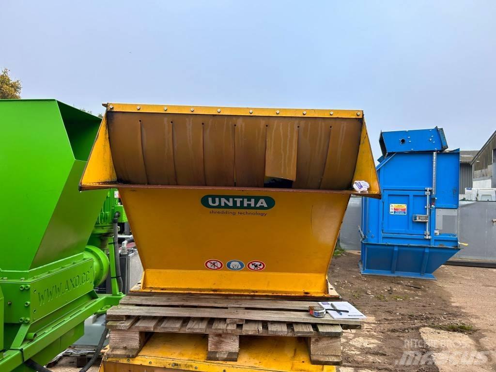 Untha RS50 Feed Hood Pièces détachées pour matériel de recyclage et concasseur