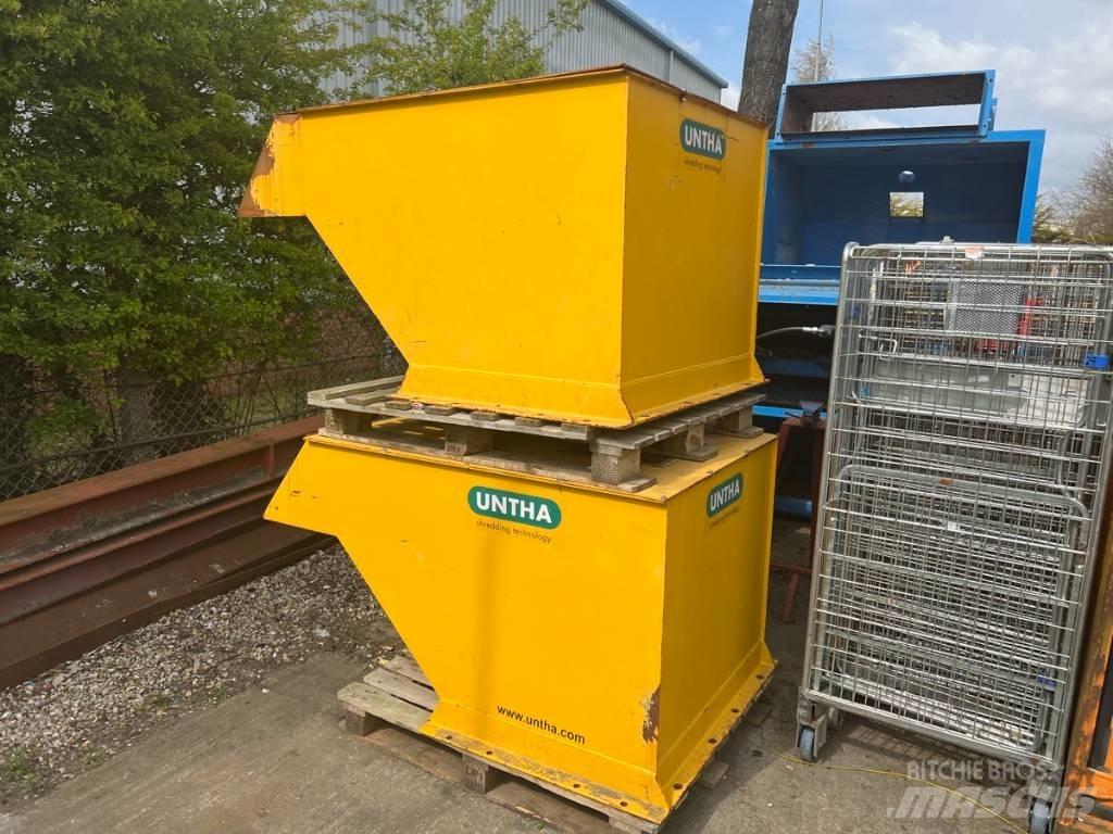 Untha RS50 Feed Hood Pièces détachées pour matériel de recyclage et concasseur
