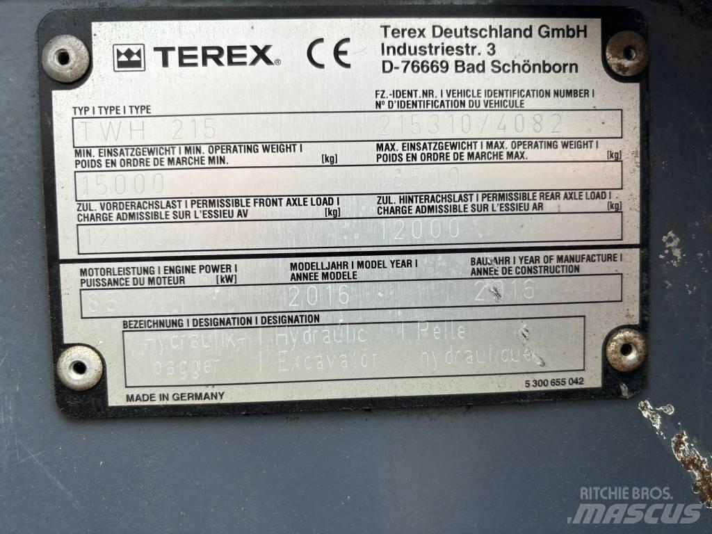 Terex TWH215 Station de triage