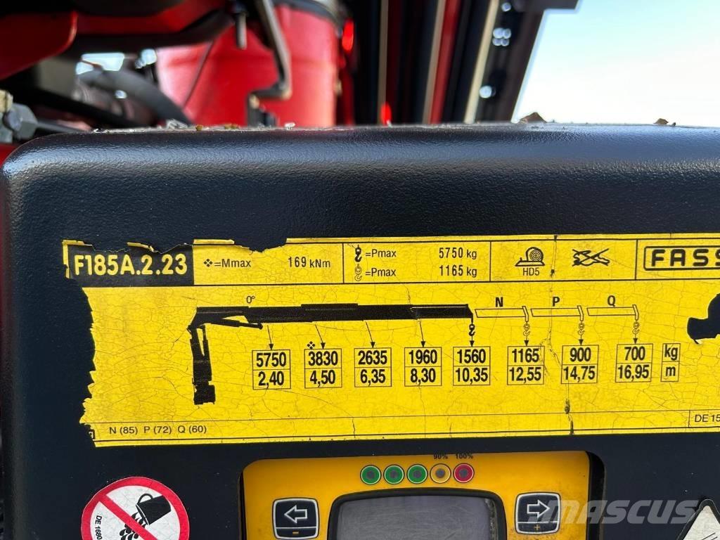 Iveco Stralis 420 Camion plateau ridelle avec grue