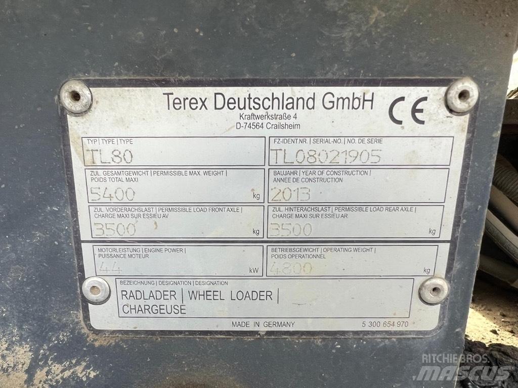 Terex TL 80 Chargeuse sur pneus