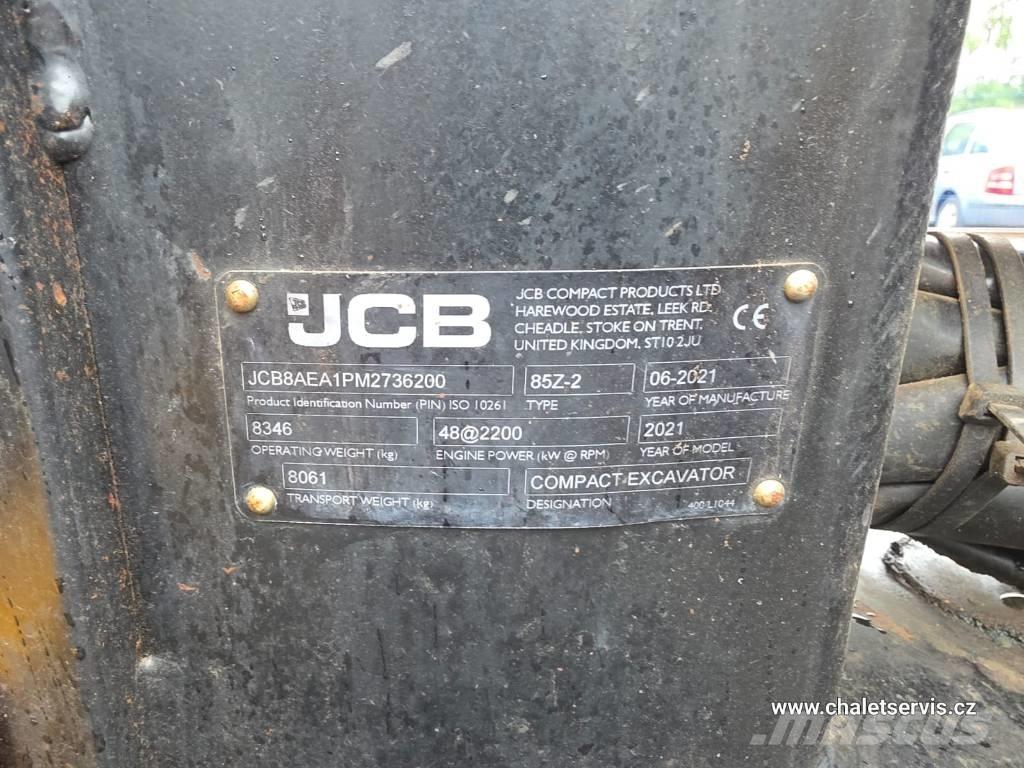 JCB 85 Z-2 Mini pelle 7t-12t