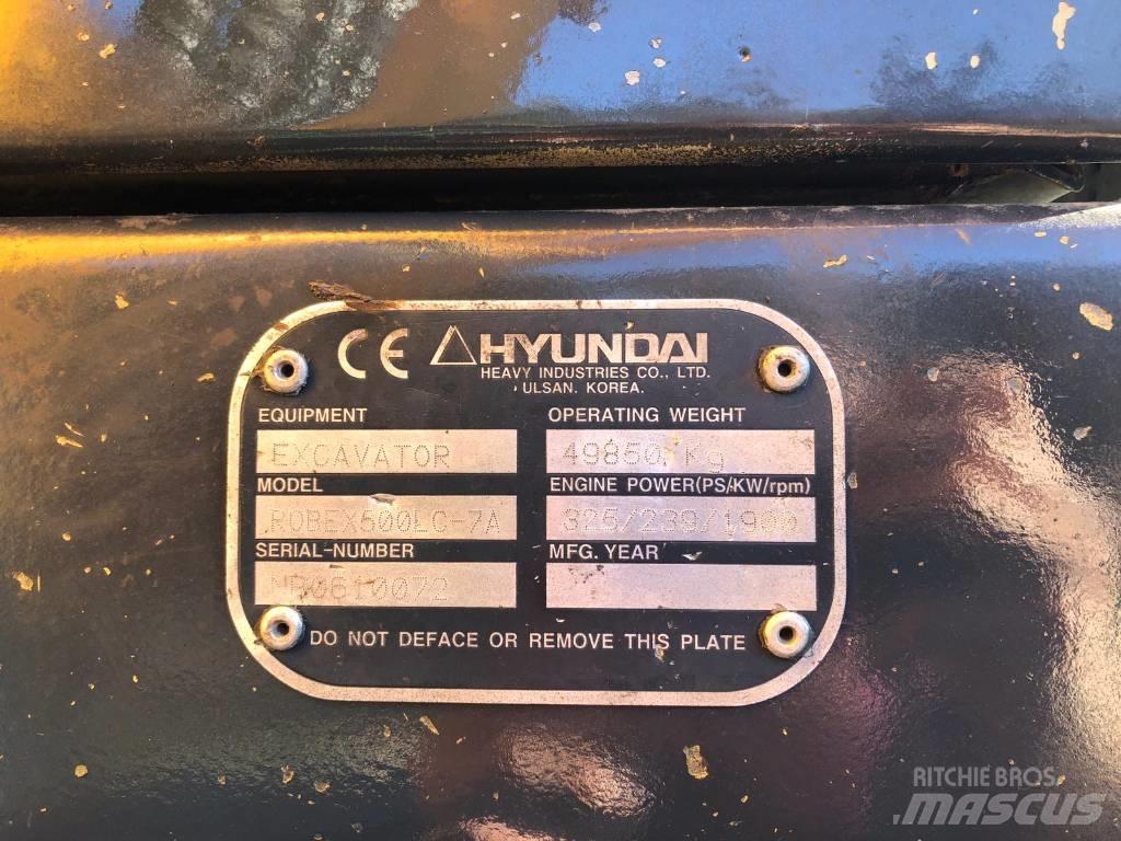 Hyundai R500LC-7A Pelle sur chenilles