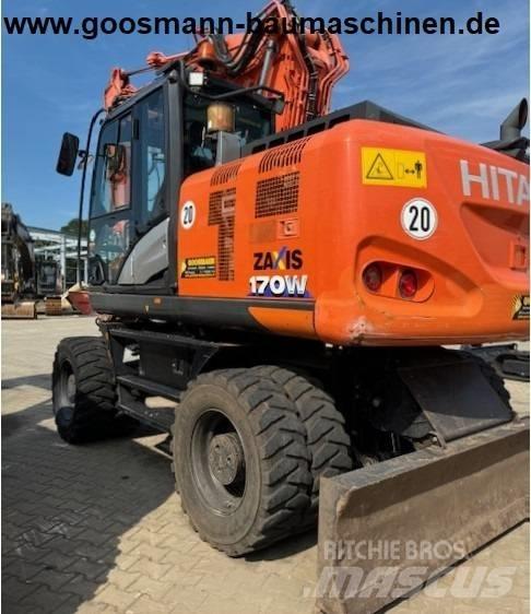 Hitachi ZX 170 W-6 Pelle sur pneus