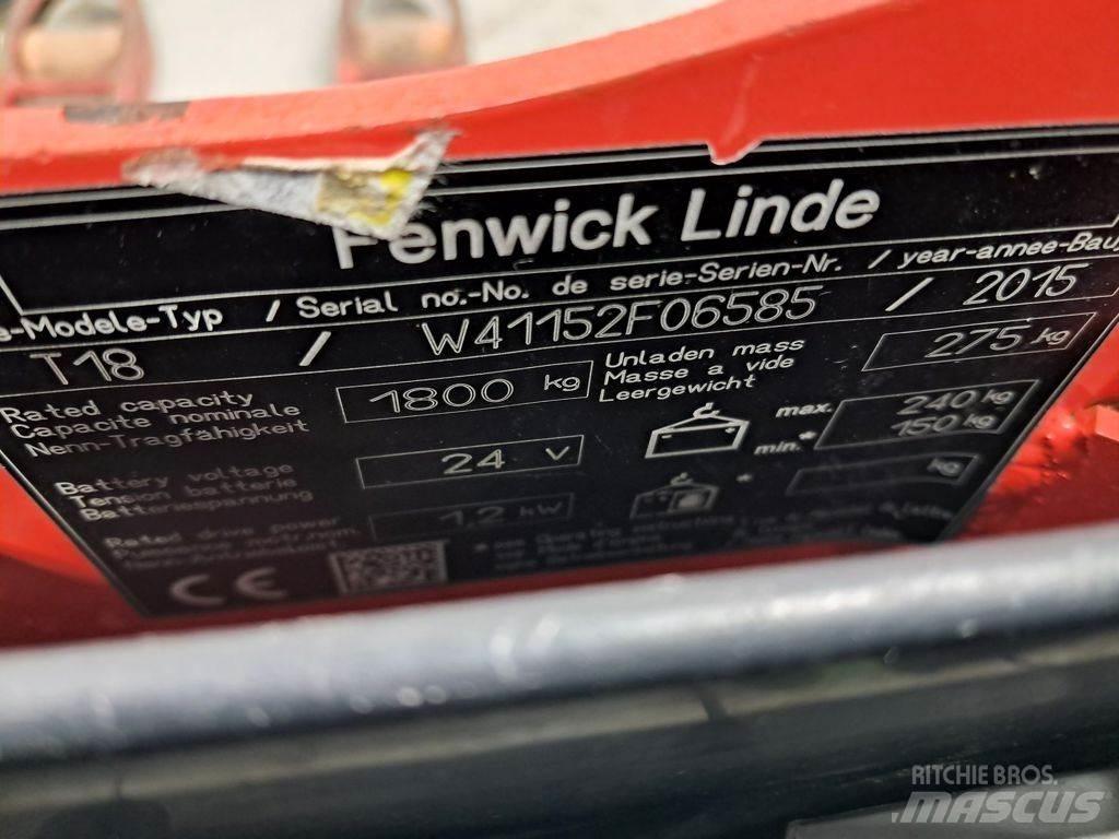 Linde T18 Transpalette accompagnant