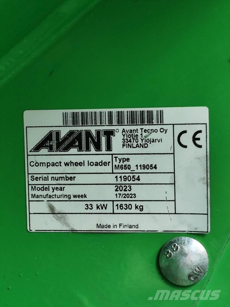 Avant 650i Chargeuse multifonction