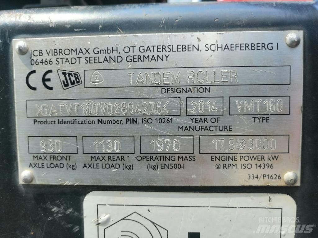 JCB Vibromax vmt 160 Rouleaux tandem