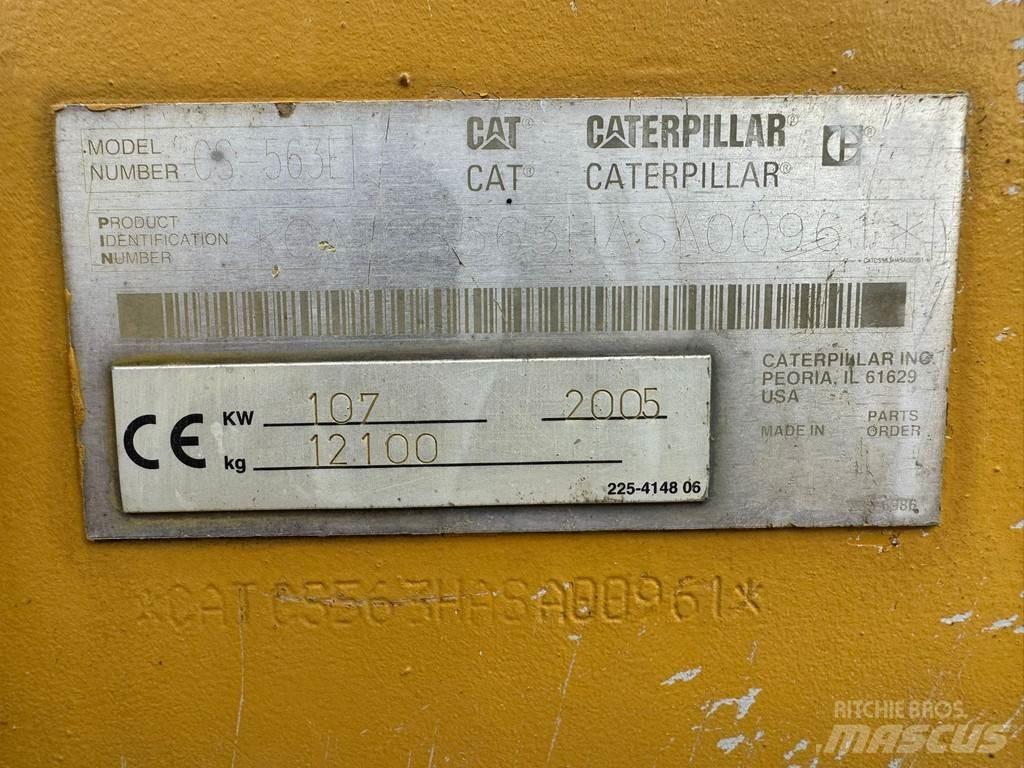 CAT CS563E Rouleaux monocylindre