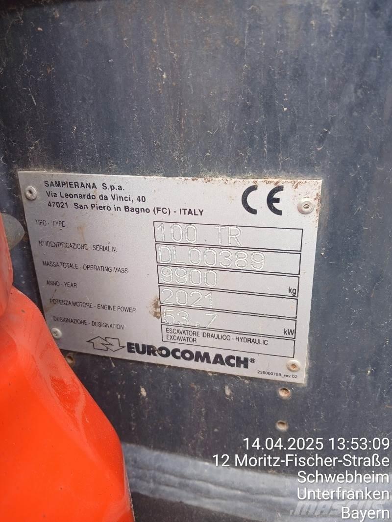 Eurocomach 100TR Mini pelle < 7t