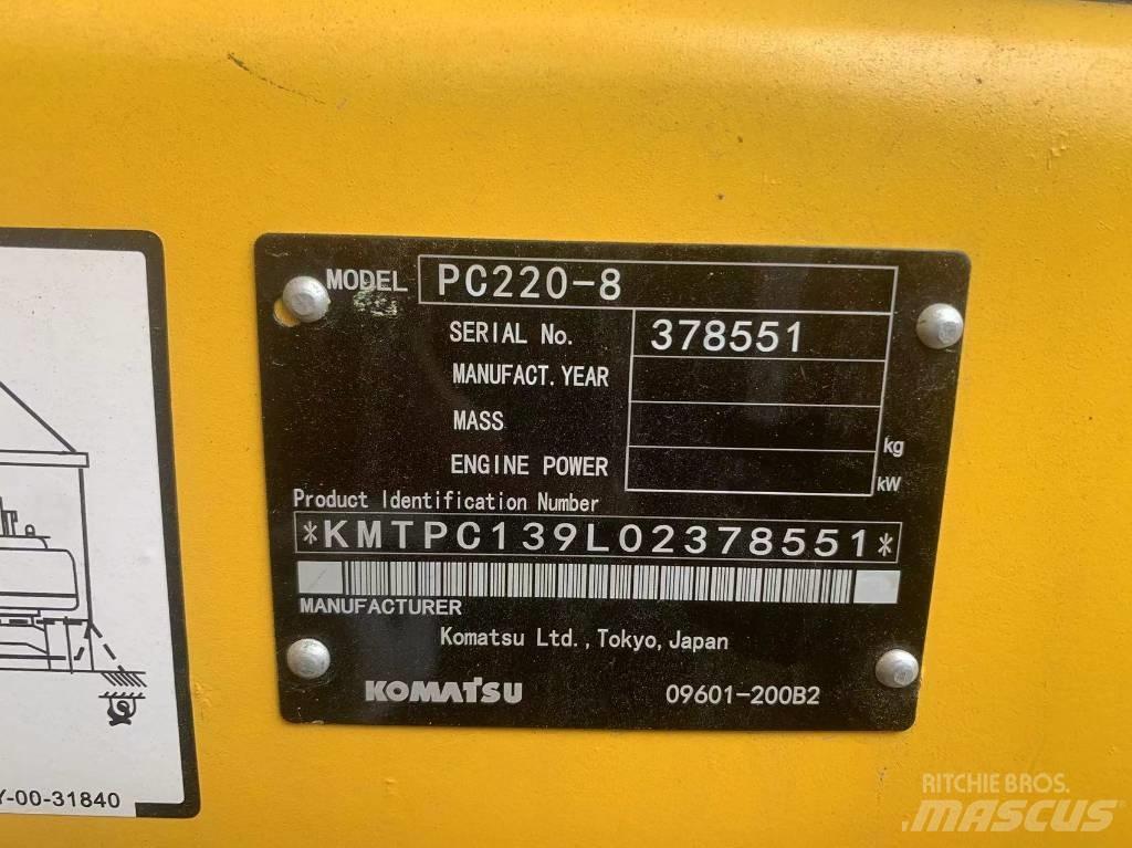 Komatsu PC 220-8 Pelle sur chenilles