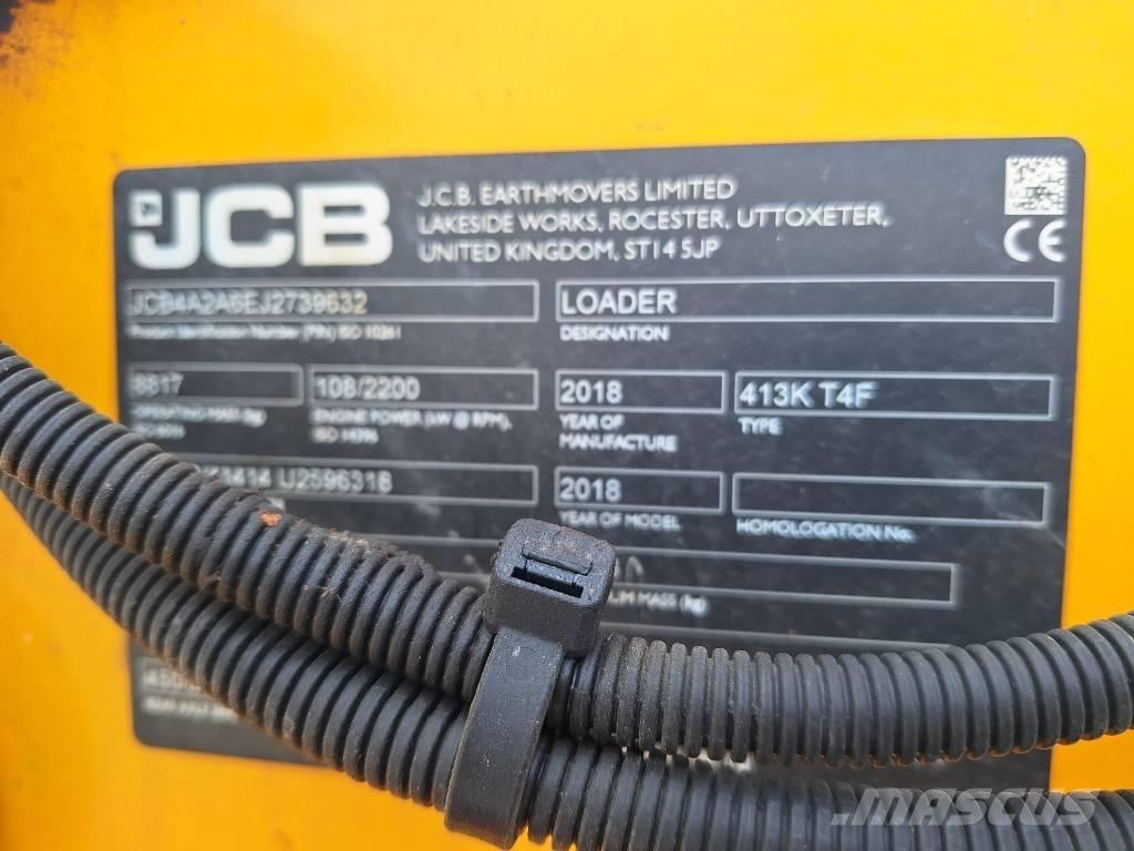 JCB 413 K Chargeuse sur pneus