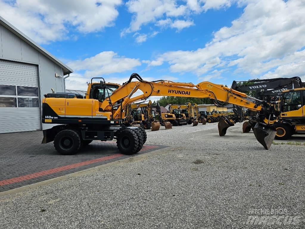 Hyundai 140 W 9 A Pelle sur pneus