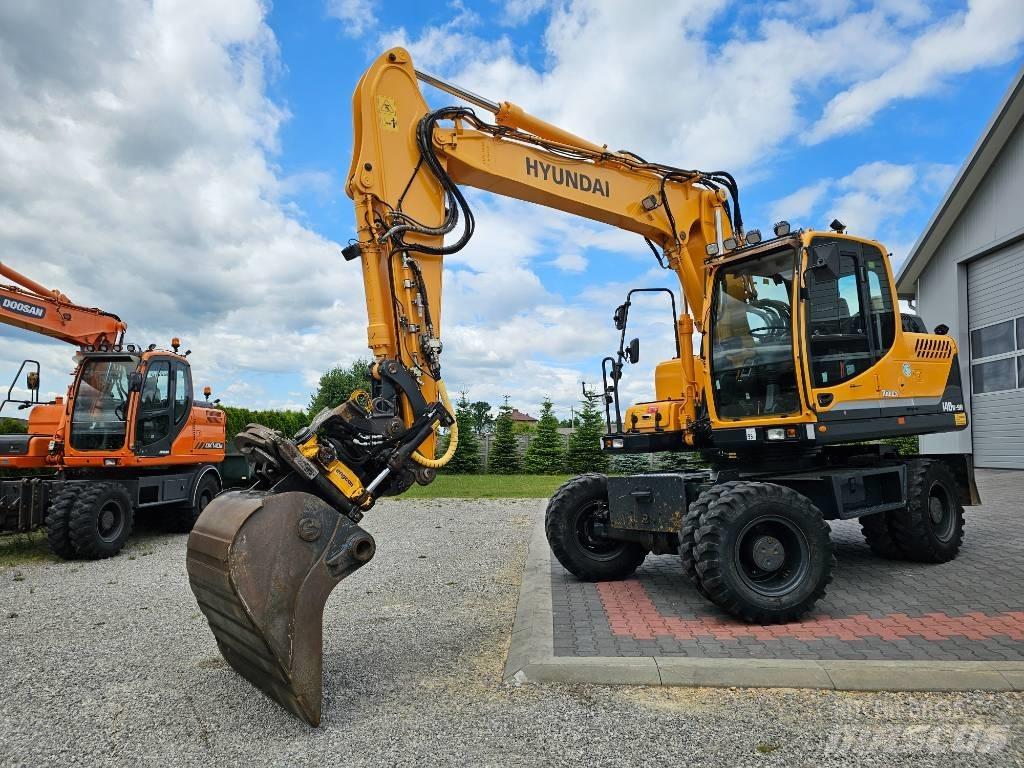 Hyundai 140 W 9 A Pelle sur pneus