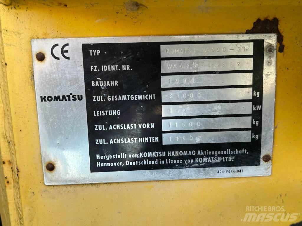 Komatsu WA 420 Chargeuse sur pneus