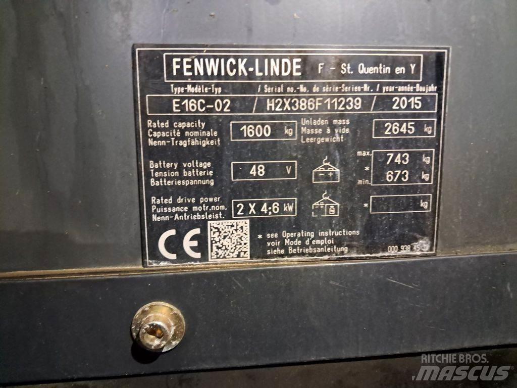 Linde E16C-02 Chariots élévateurs électriques