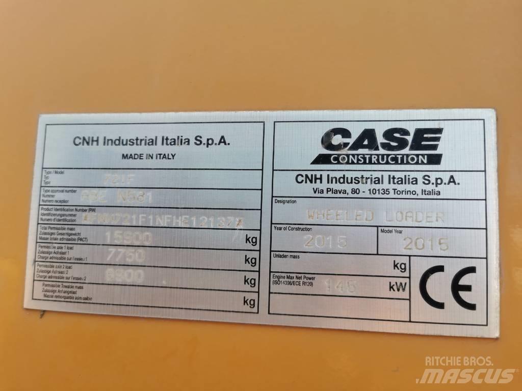 CASE 721F Z-Bar Chargeuse sur pneus