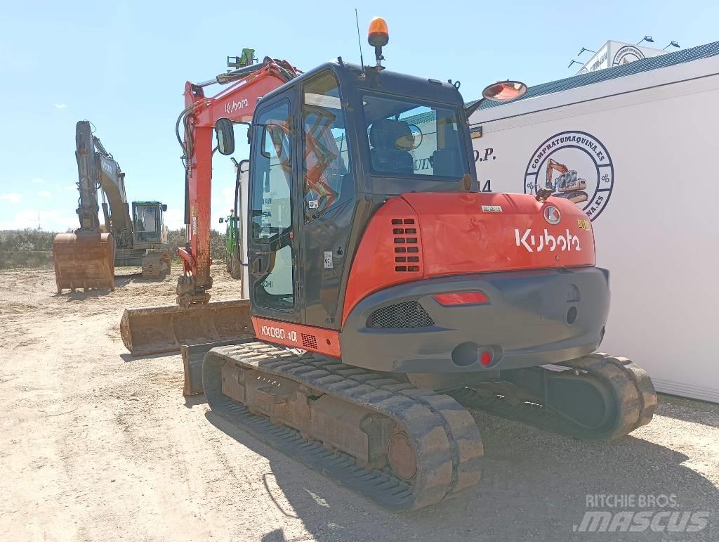 Kubota KX080-4a Pelle forestière