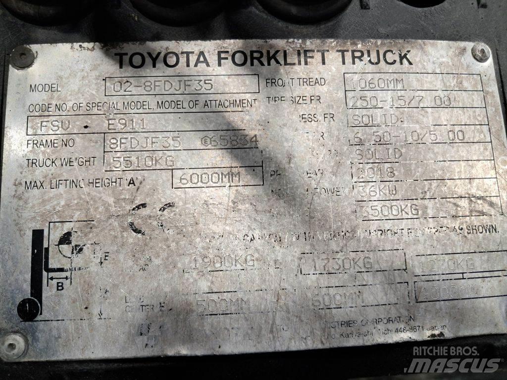 Toyota 02-8FDJF35 Chariots diesel