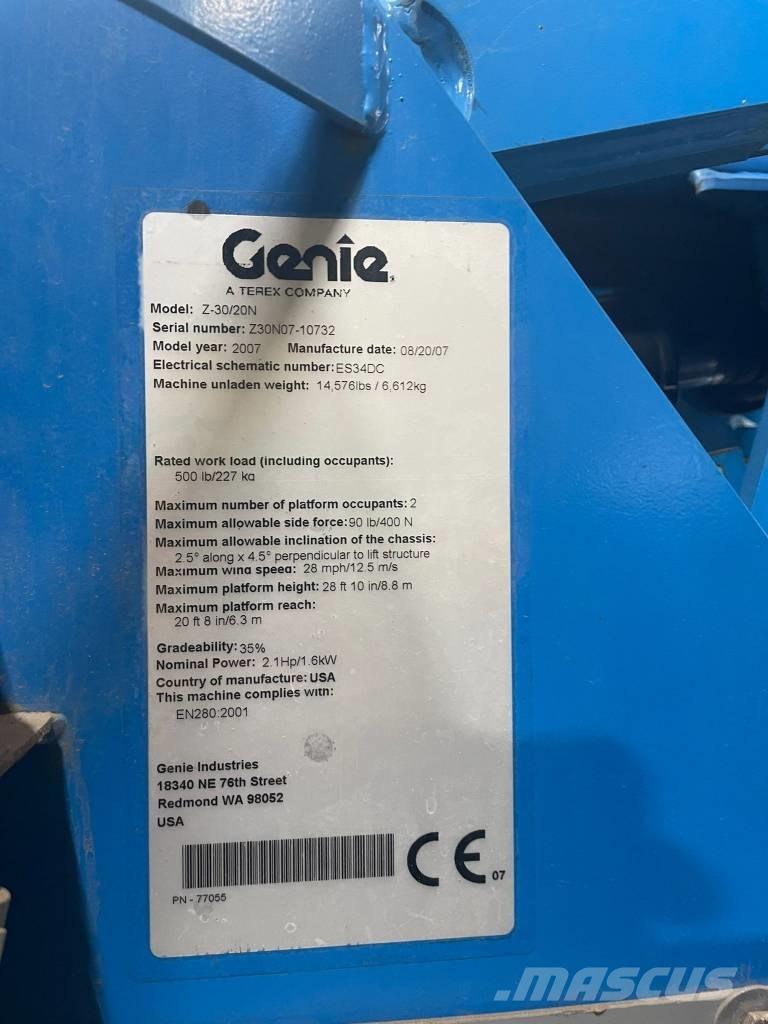 Genie Z 30/20 N RJ Nacelles articulées