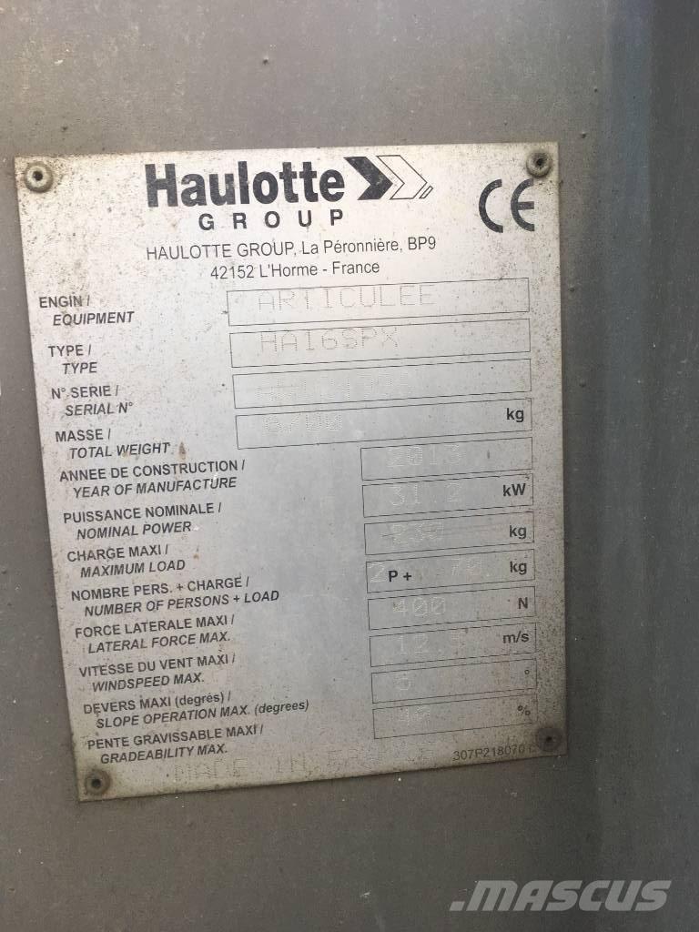 Haulotte HA 16 SPX Nacelles articulées