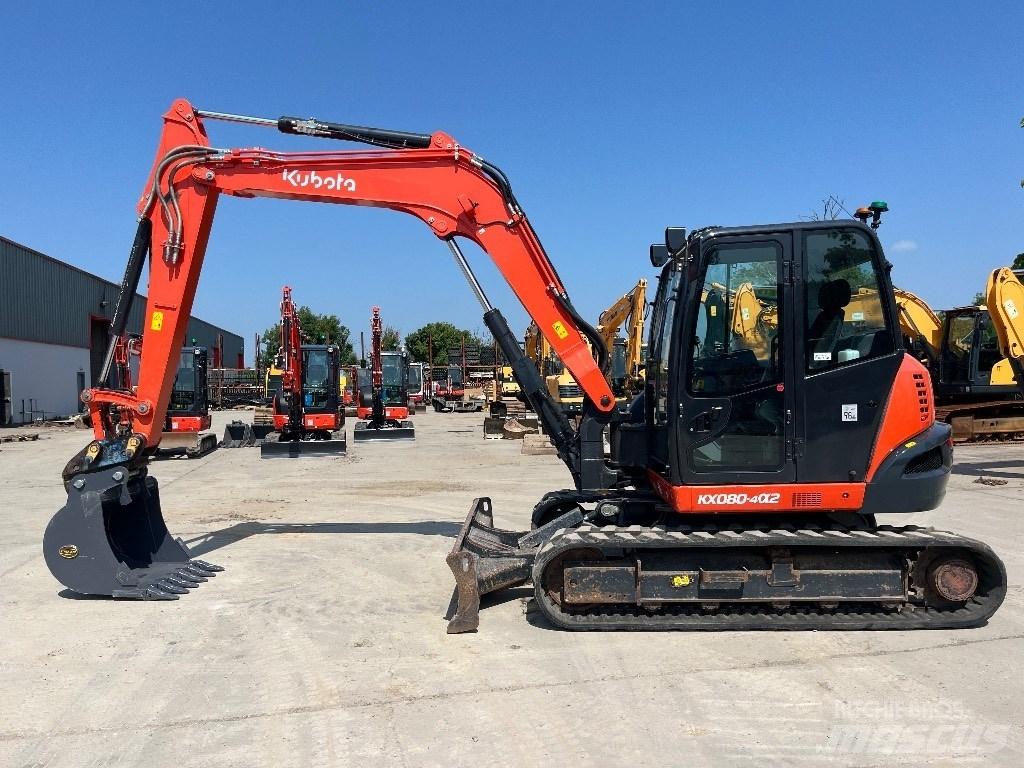 Kubota KX 080-4 Mini pelle 7t-12t