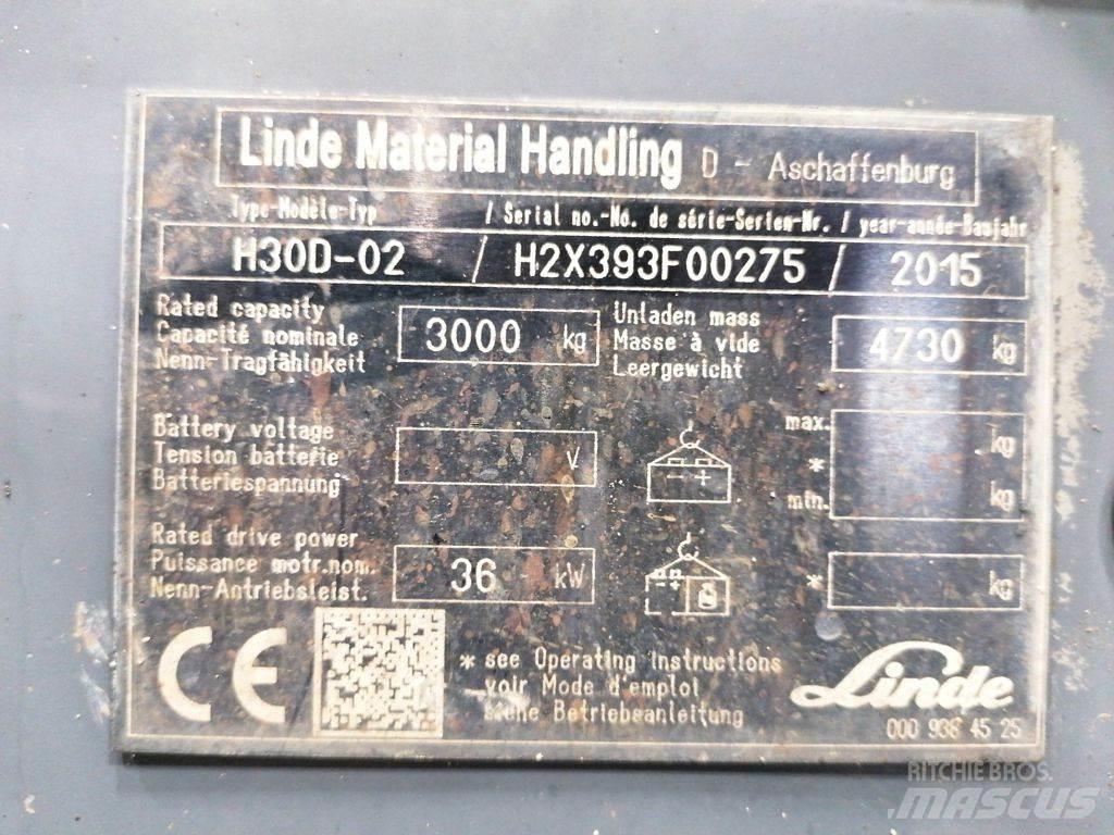 Linde H30D-02 Chariots diesel