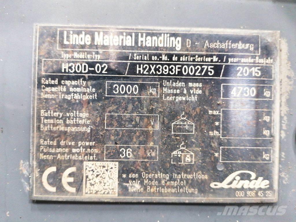 Linde H30D-02 Chariots diesel