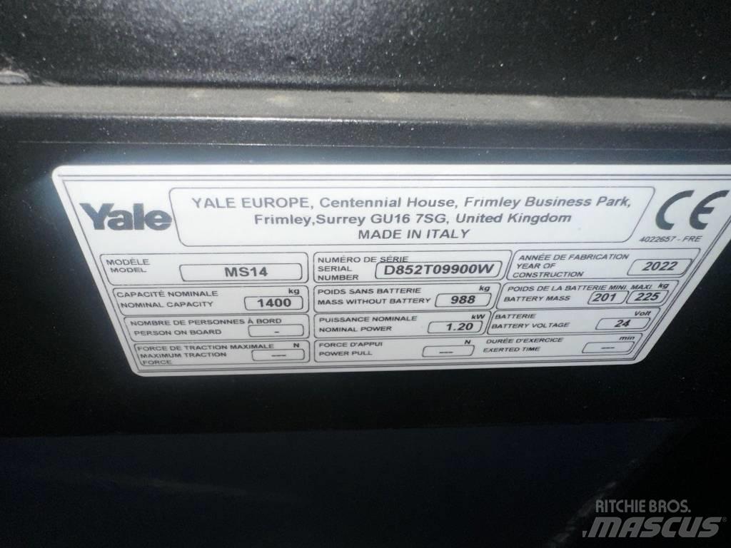 Yale MS 14 AC Gerbeur accompagnant