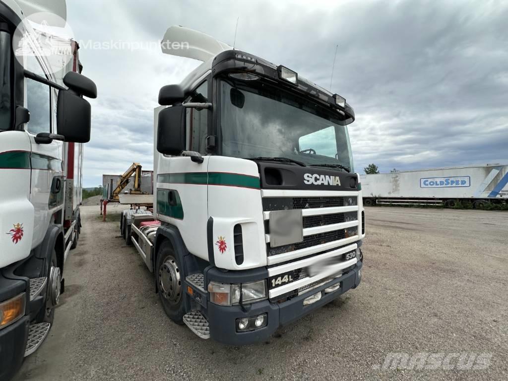 Scania R 124 LB Camion porte container