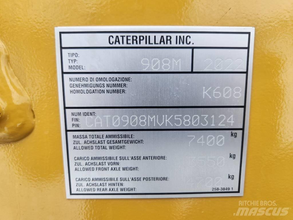 CAT 908m Chargeuse sur pneus